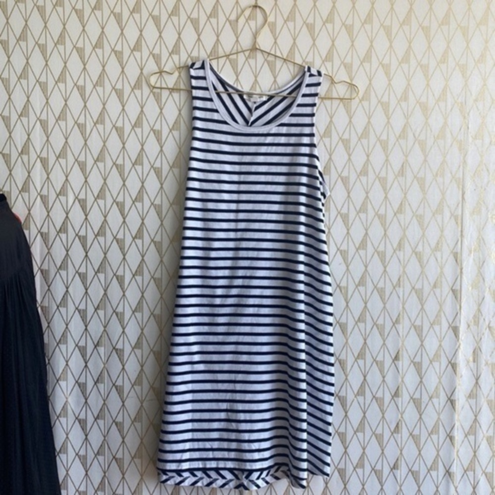 Beach lunch lounge striped dress​